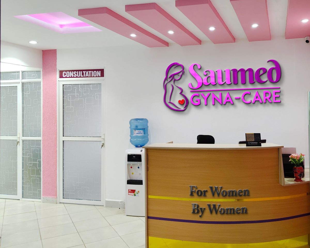 Saumed Gyna Care is a women's health facility in Thika Town, Kiambu County, offering gynaecology, obstetrics, fertility treatment, family planning, and related diagnostic and laboratory services